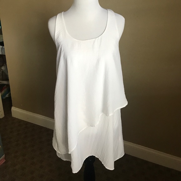 White Racerback Dress - Picture 2 of 6